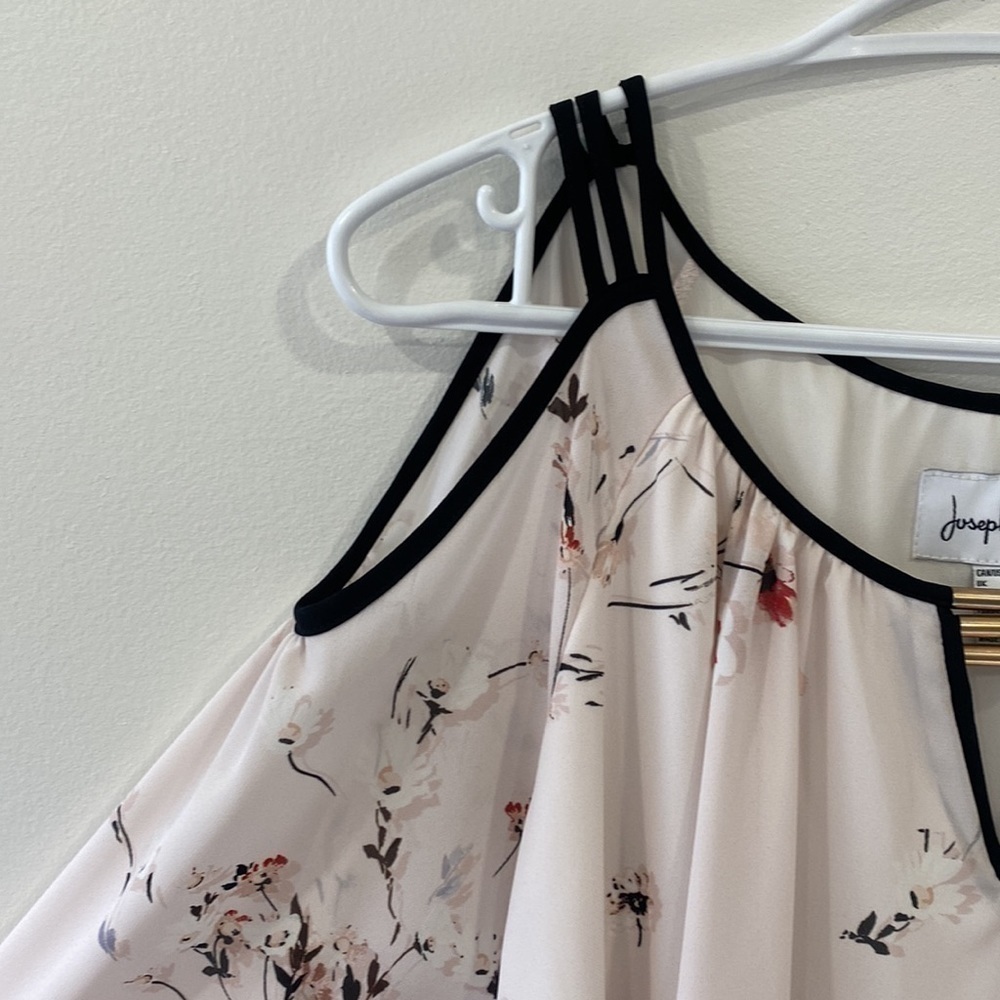 Joseph Ribkoff Cold Shoulder Dusty Rose Quarter Sleeve Top - Picture 3 of 13